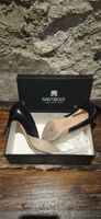 navyboot pumps 39.5 schwarz beige