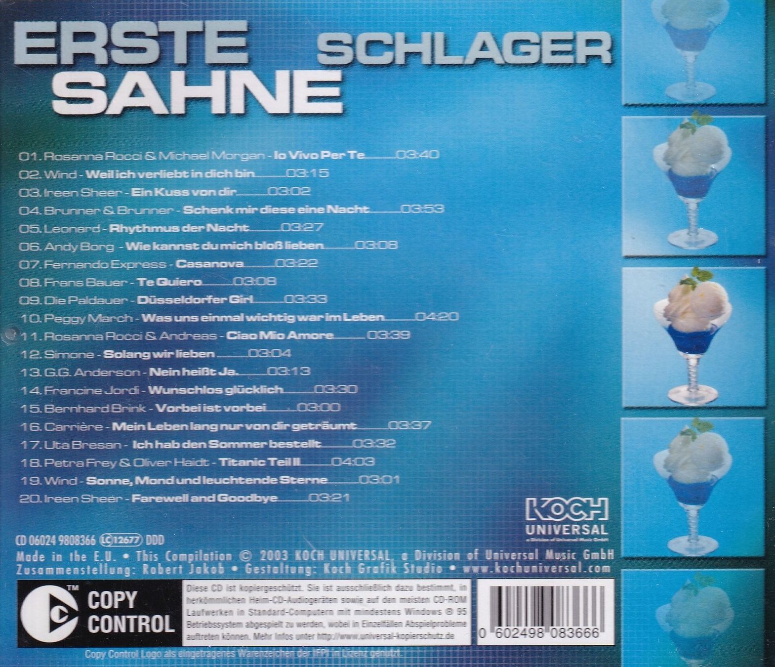 CDs: CD ab Fr. 1.--, Erste Sahne Schlager – Gebraucht aus Lausen von Mondeo10628 1