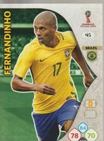 FIFA WORLD CUP RUSSIA 2018 Adrenalyn XL 045 FERNANDINHO BRA