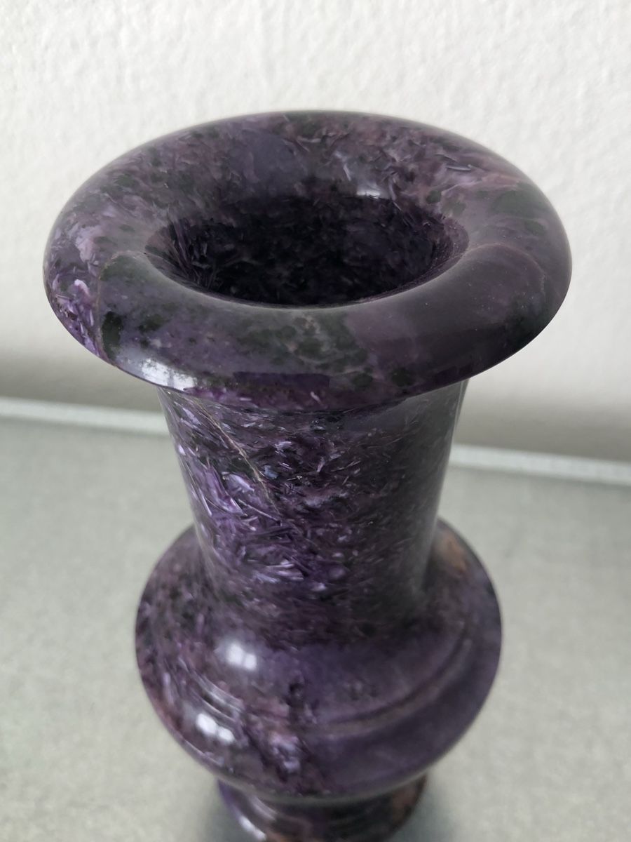 Edelsteine: Charoite Vase – Gebraucht aus Basel von Amechan. 8