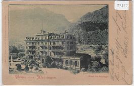 Gruss aus Meiringen - Hotel du Sauvage