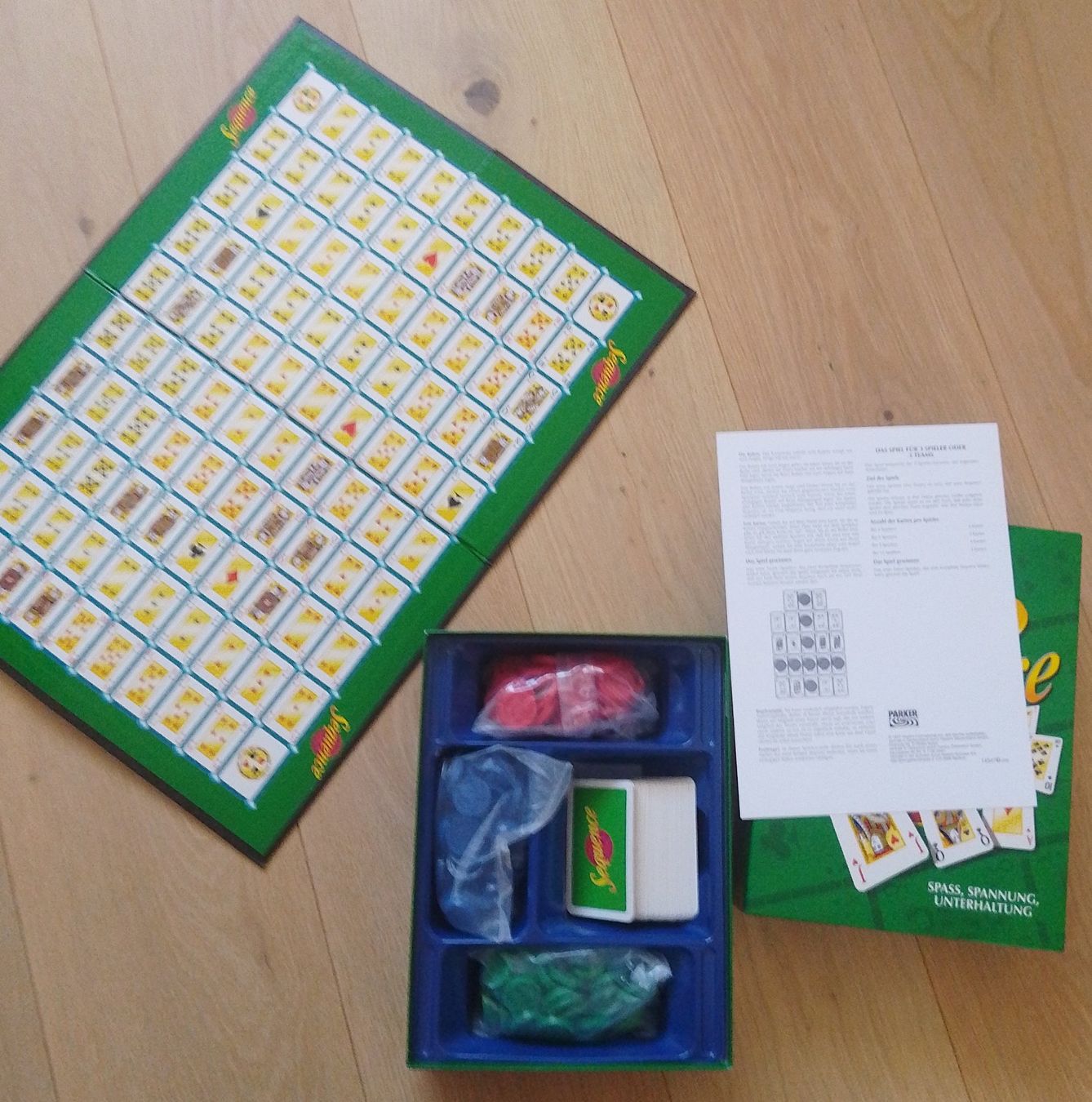 Parker Giochi: Spiel Sequence Spass, Spannung, Unterhaltung von Parker – Usato da Wohlen AG venduto da salamanderspielwaren 3