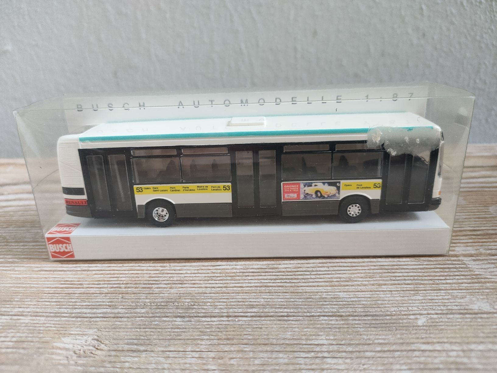 Busch Modellini d'auto: Busch Bus Paris – Usato da Burgdorf venduto da bri5 6