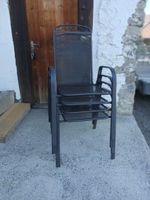 Metall Stühle stappelbar 4 Stück 