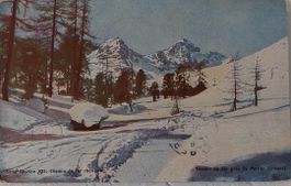 St. MORITZ  -  Terrain de ski - 1912