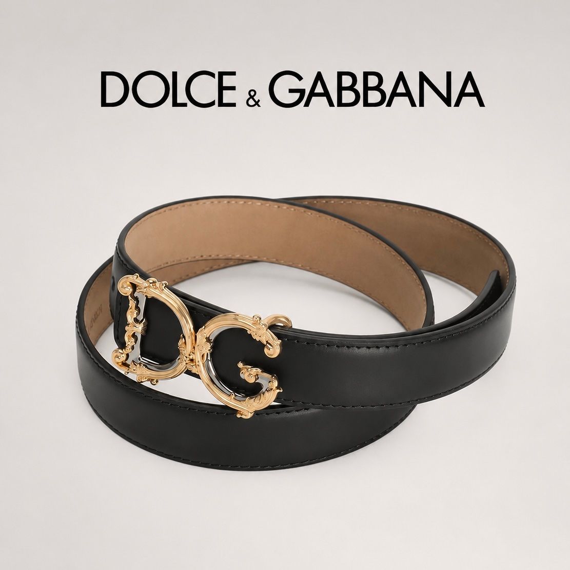 Dolce & Gabbana Cinture: Dolce & Gabbana DG Gürtel Leder 65cm – Usato da Cham venduto da nad_z2js
