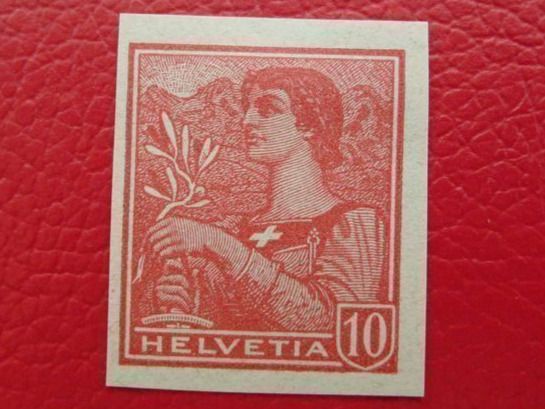 Tutti i francobolli: 1907 Brustbild I, Versuchsprobe, selten offeriert ! – Usato da Sursee venduto da Luzernerraute