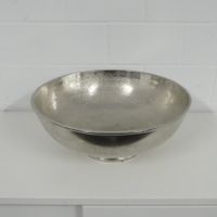 Grosse Dekoschale Aluminium 44.5x17