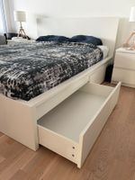 IKEA MALM Aufbewahrungsboxen für Hochbett: 4 Stück, weiß