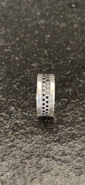 Ringe: Thomas Sabo - Ring - Silber/schwarz – Gebraucht aus Scheuren von tan_w6cx