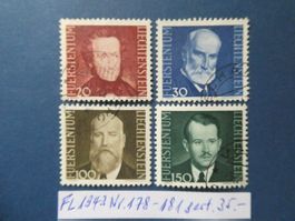 FL 1943 Nr. 178-181 gestempelt