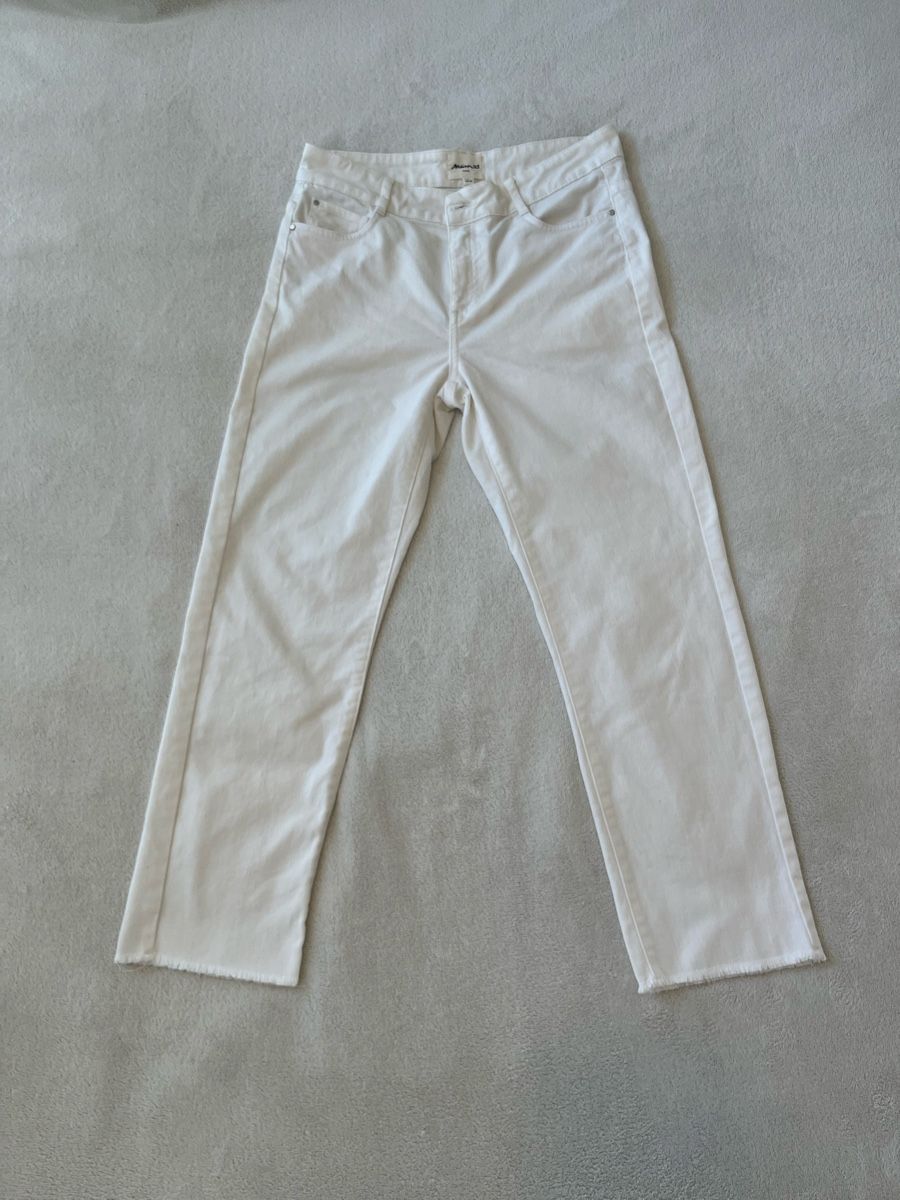 Maison 123 Jeans: Jean blanc cropped Maison123 – Usato da Chêne-Bougeries venduto da lis_cww5