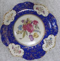 BAVARIA -PRUNKTELLER;-19,5 CM;-GOLD DECOR-SEHR SCHÖNE MOTIVE
