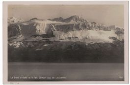 Le Dent d'Oche vu de Lausanne, vers 1930