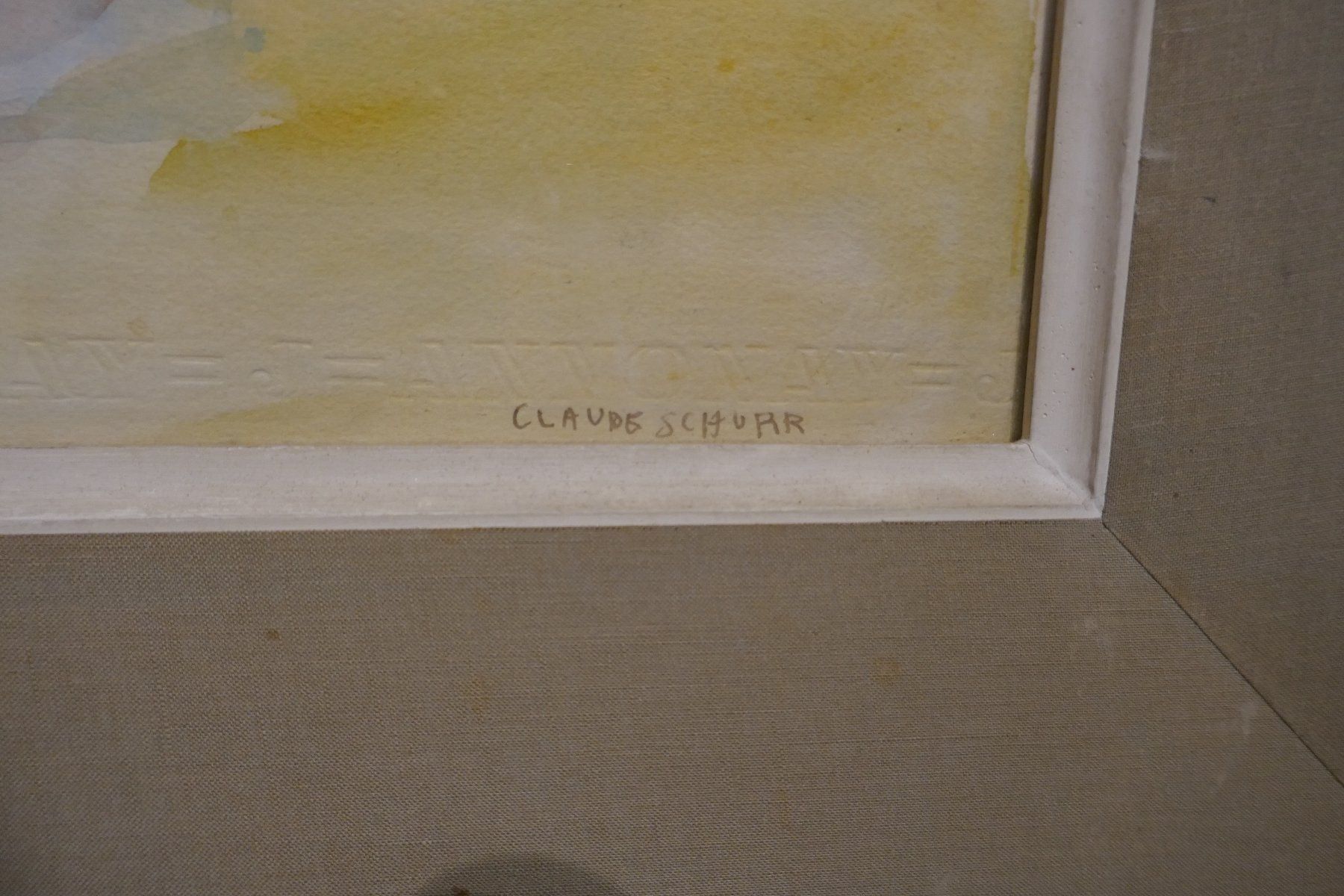 Dipinti: Claude SCHURR (1921-2014)grand tableau – Usato da Lausanne venduto da leneko 5