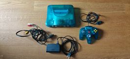 Nintendo 64 Konsole Ice Blue guter Zustand selten