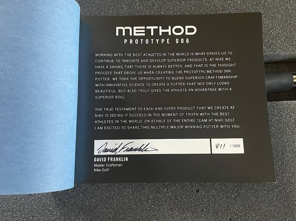 Mazze & Set: Limited Edition Nike Method Putter – Usato da Bern venduto da sil_b7py 2
