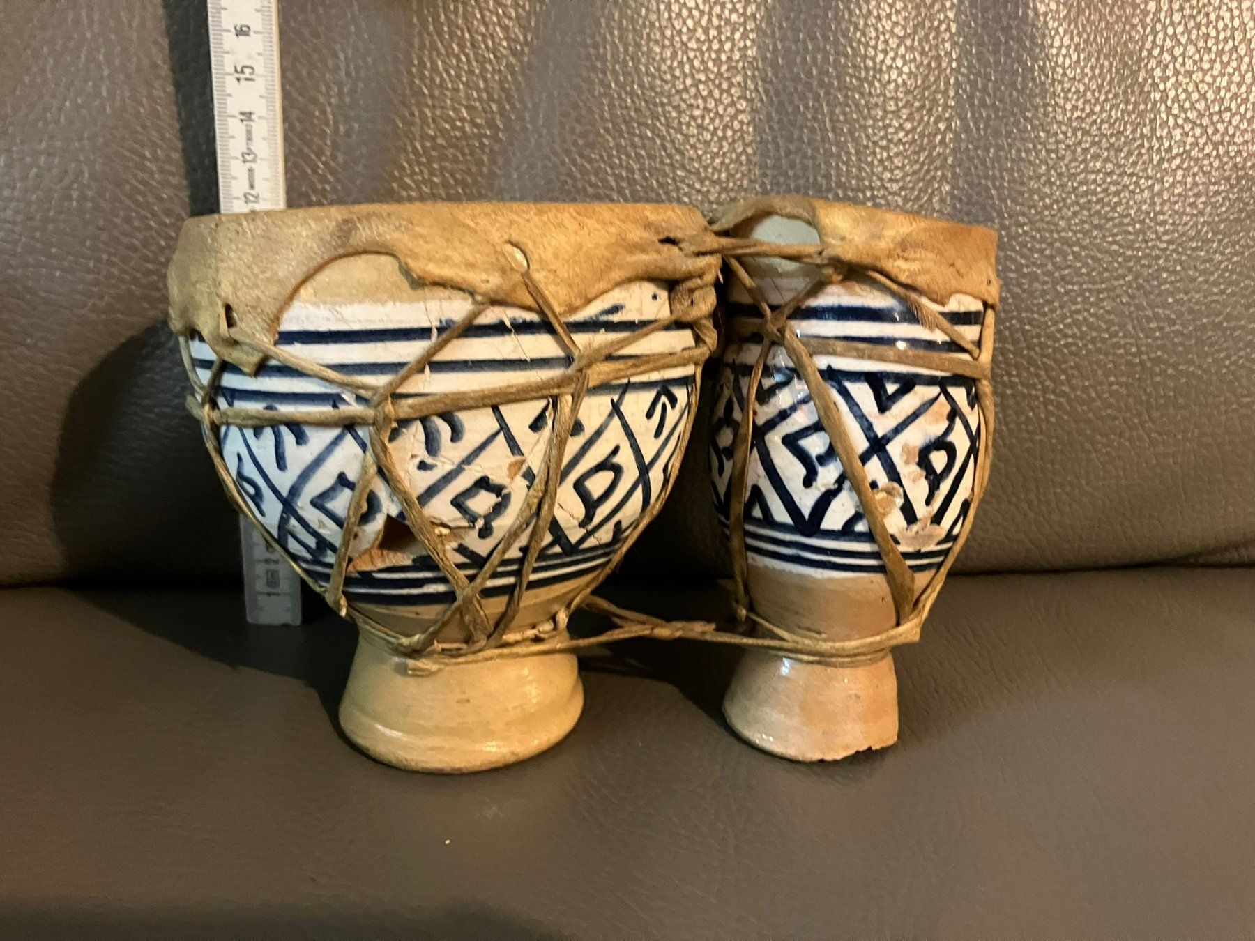 Strumenti musicali: Piccolo bongo di ceramica – Usato da Melano venduto da H-Sara 1