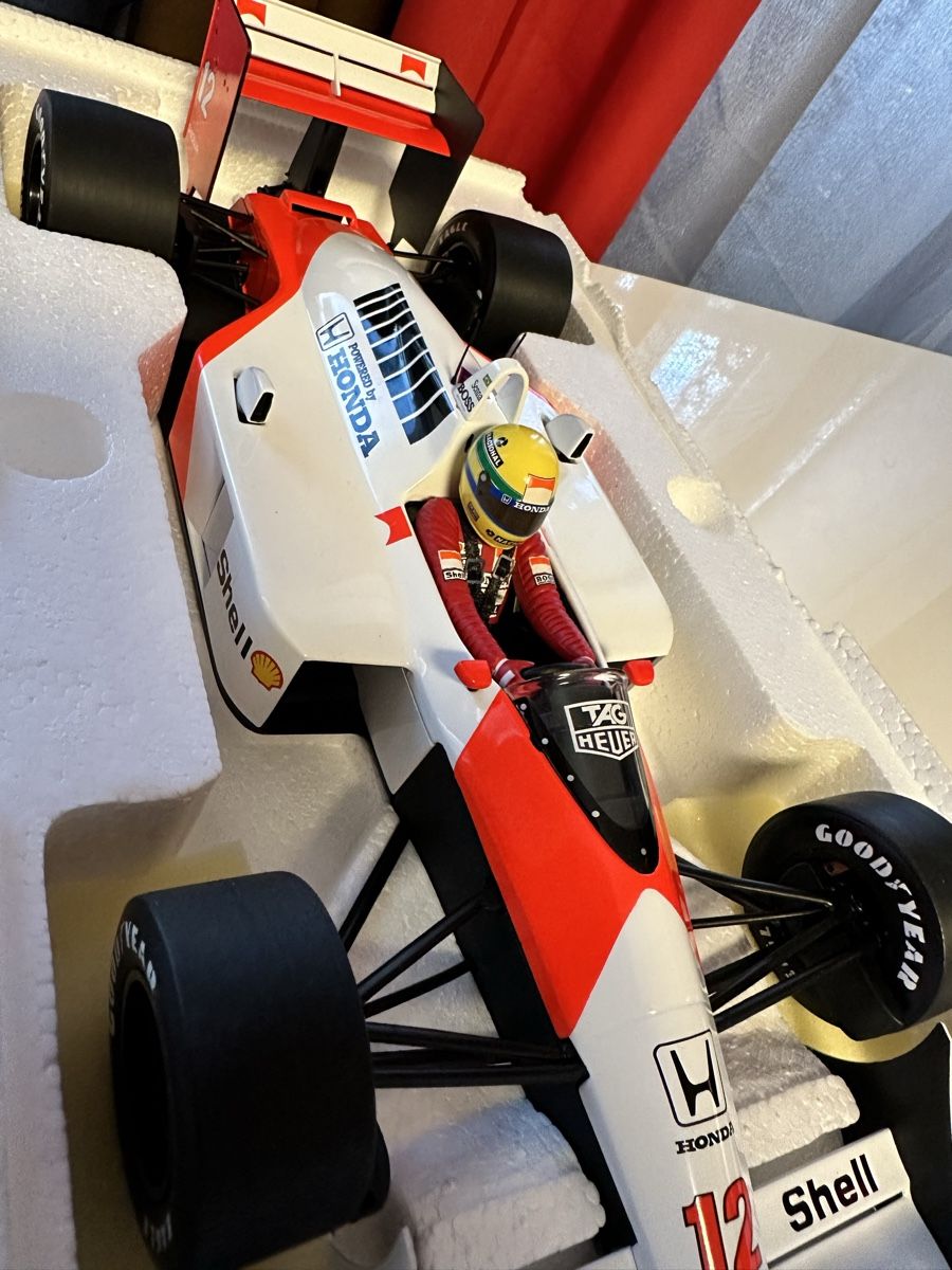 Minichamps Modellini d'auto: AIRTON SENNA – Nuovo e nell'imballaggio originale da Ecublens VD venduto da acbox2000 2