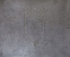 Halskette 925 silber mit Anhänger / ca 44cm