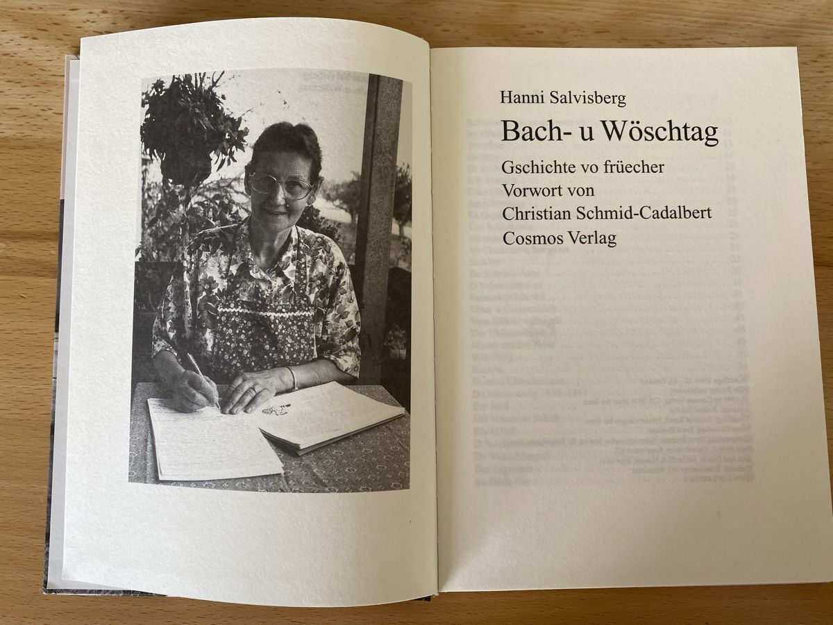 Bücher: Bach- u Wöschtag - Hanni Salvisberg – Gebraucht aus Schwarzenburg von Michellu 4