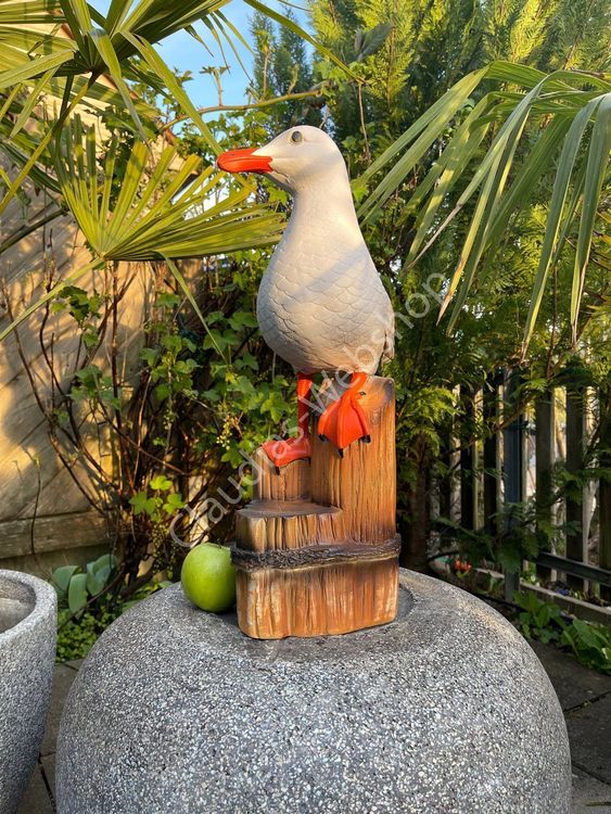 Möwe für Gartendeko und Innendeko 50cm H Kaufen auf Ricardo