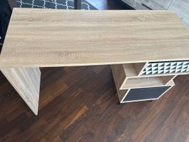 Schreibtisch Holzoptik und Schubladen gebraucht