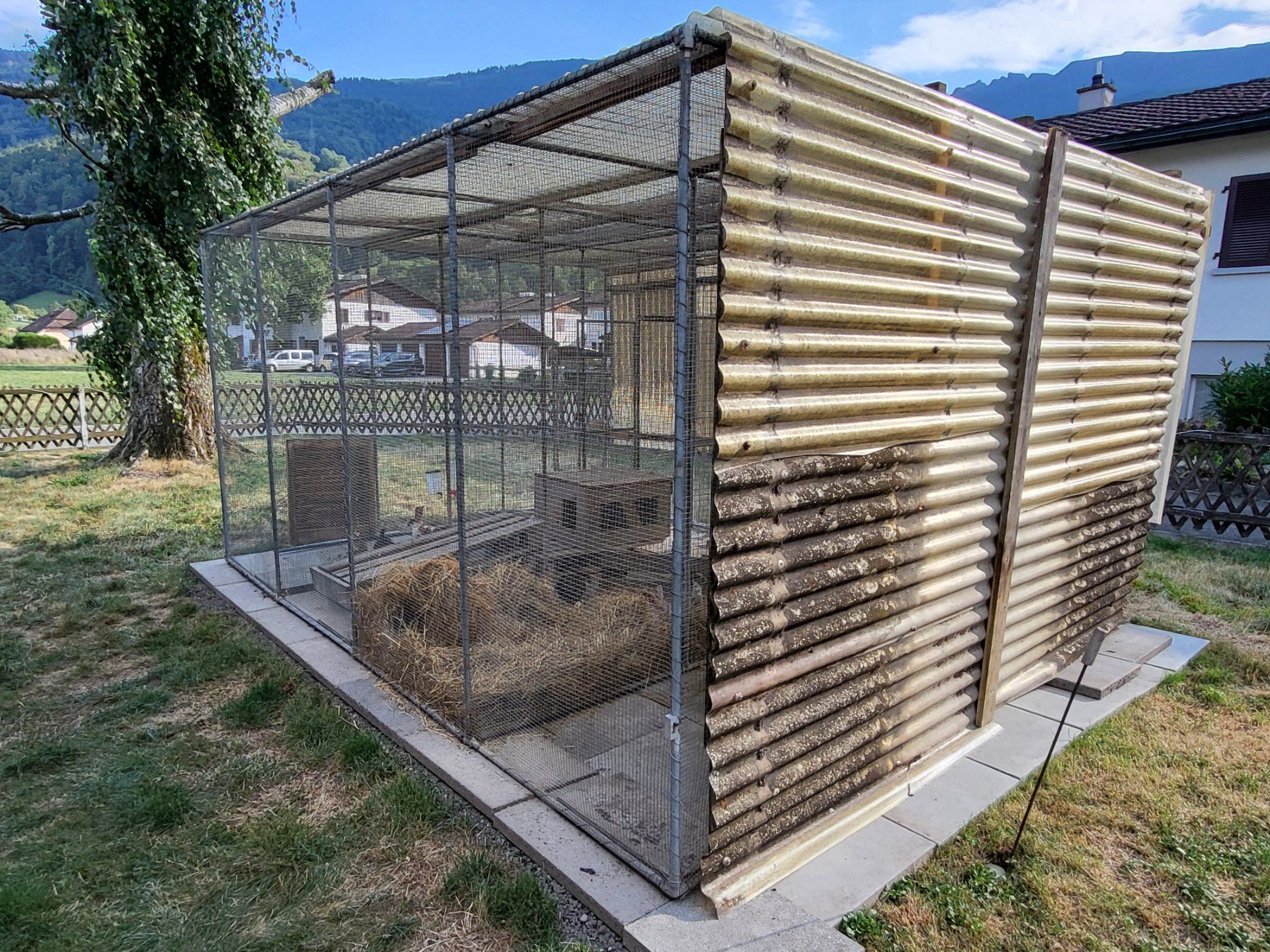 Gabbie, trasporto & Sicurezza: Grosse vierteilige Voliere - Grösse 3x4m Abbruch bis 31.8.26 – Usato da Vilters venduto da Pwuest78 2