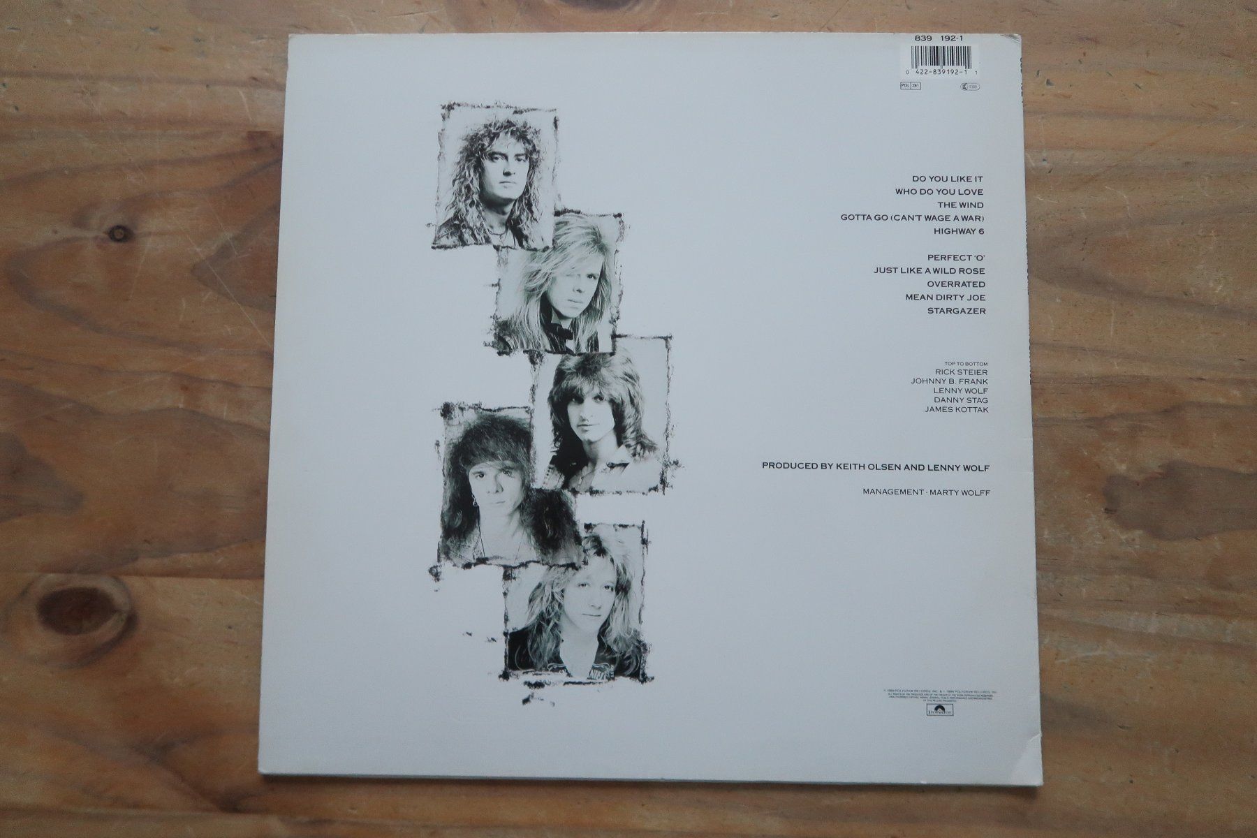 Schallplatten: KINGDOME COME - IN YOUR FACE - VINYL LP – Gebraucht aus Basel von Patiscat 1