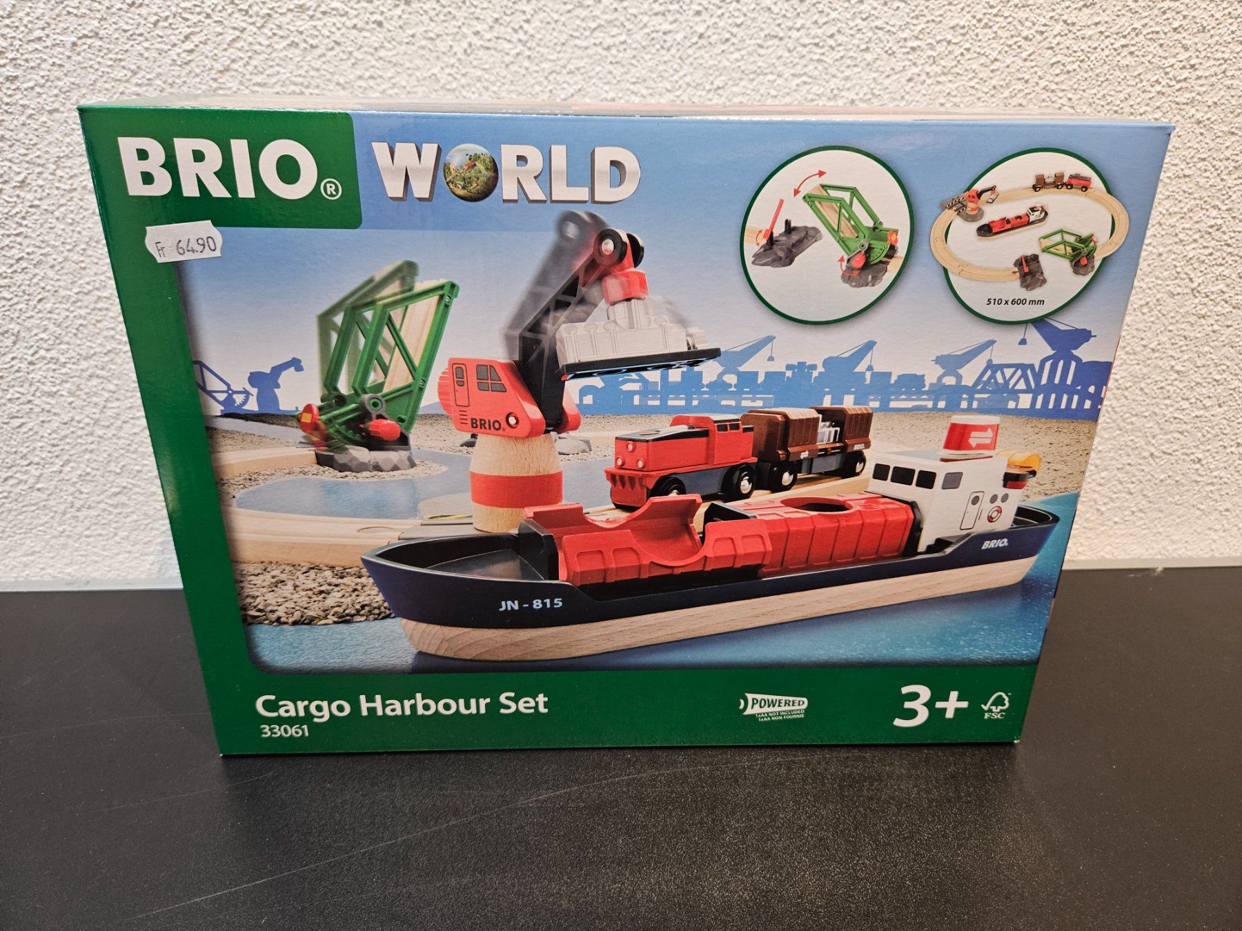 Brio Giocattoli: Neu - Brio - 33061 - Cargo Harbour Set – Nuovo e nell'imballaggio originale da Dagmersellen venduto da Jarsetz_Restposten