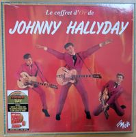 JOHNNY HALLYDAY - LE COFFRET D'OR (LP+CD+MC-Box Fabrikneu)