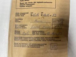 LOT Bahnbillette Bern //G352