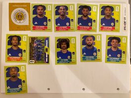 Panini WM 2026 CUW 1, 3, 6, 7, 8, 9, 13, 14, 17, 18, 19