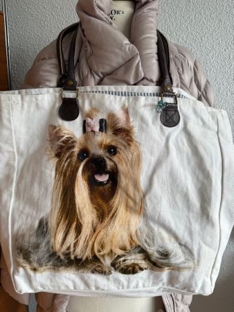 Neuware Tasche Hund Baumwolle  50 x 40 x 10 cm