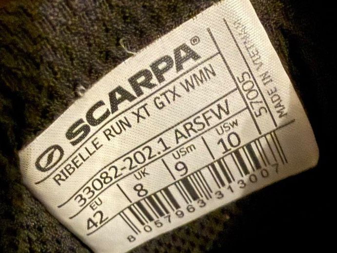 Scarpa Damenschuhe: Wander-/Trailrunningschuh Scarpa Ribelle Run XT GTX, Gr. 42 – Gebraucht aus Zürich von Gabiii 4