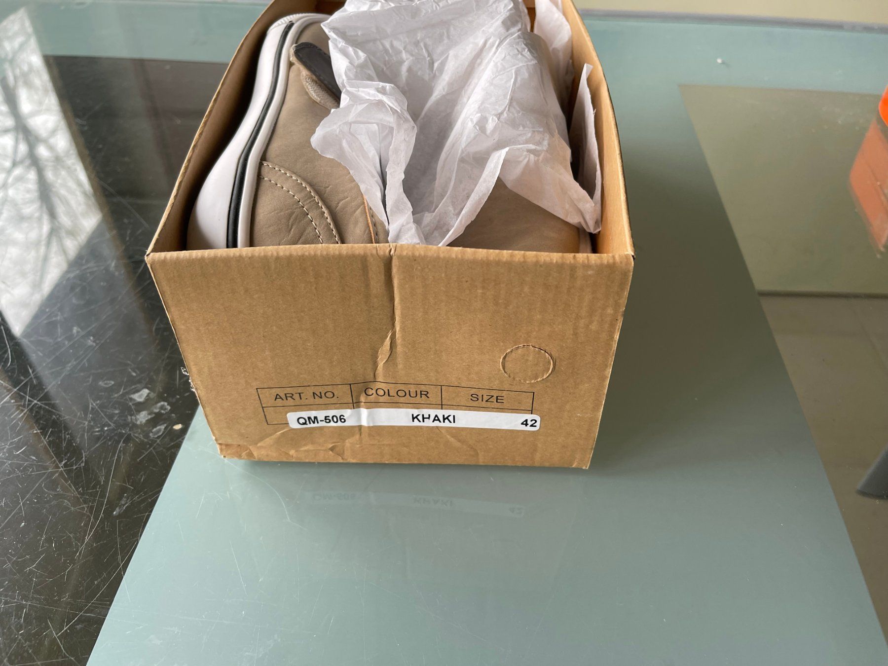 Scarpe da uomo: Halbschuhe Neu 42 Farbe Khaki – Nuovo e nell'imballaggio originale da Arisdorf venduto da comestibles 3