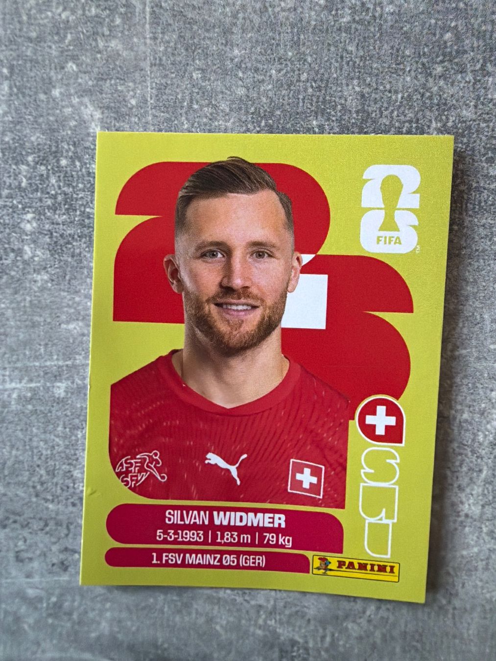 Panini Carte collezionabili: Panini SUI8 Silvan Widmer – Usato da Pfeffingen venduto da Fantasy1971