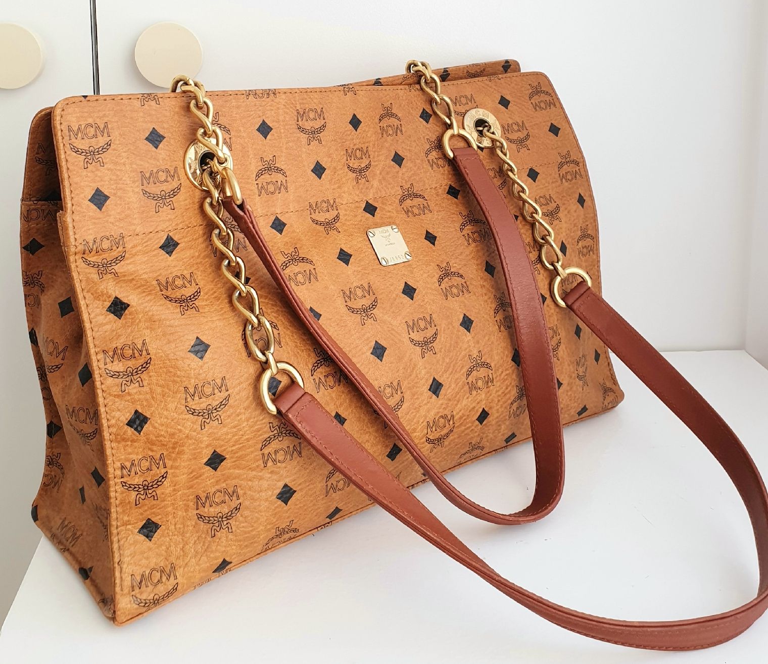 Mcm Taschen für Damen: MCM Schultertasche Cognac Canvas  – Gebraucht aus Niederteufen von Mira_72 1