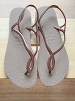 Havaianas Zehentrenner Sandal Luna rosegold Gr.39/40 neu