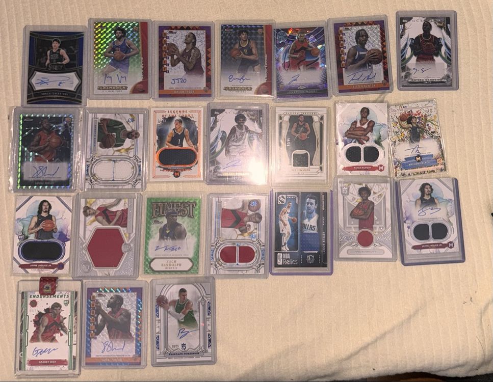 Nba Topps Panini Bulk numbered Auto, Parallels and Base (Neu (gemäss ...