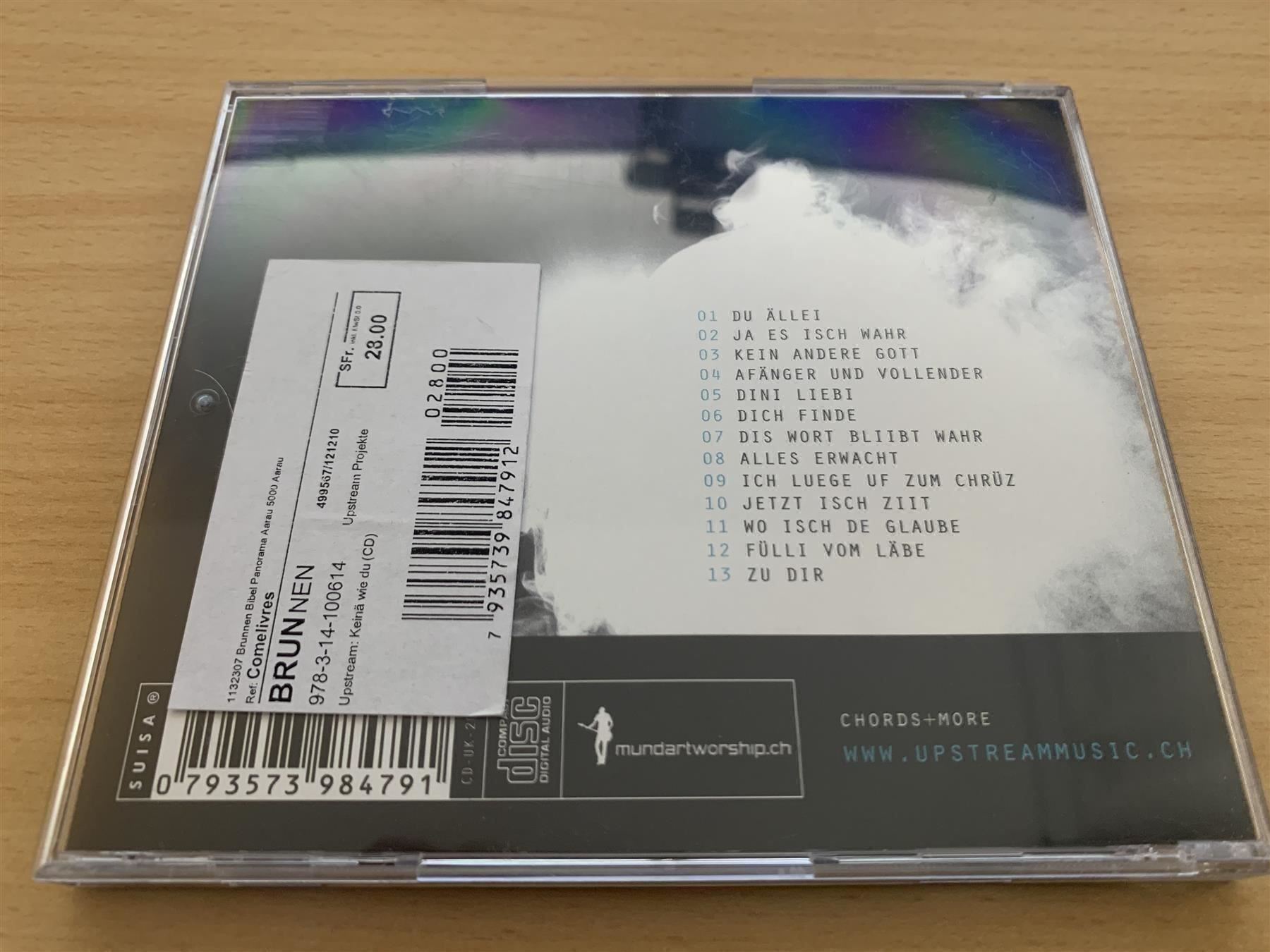 CD: Upstream - Keinä wie Du – Usato da Rikon im Tösstal venduto da Alpenmutz 1
