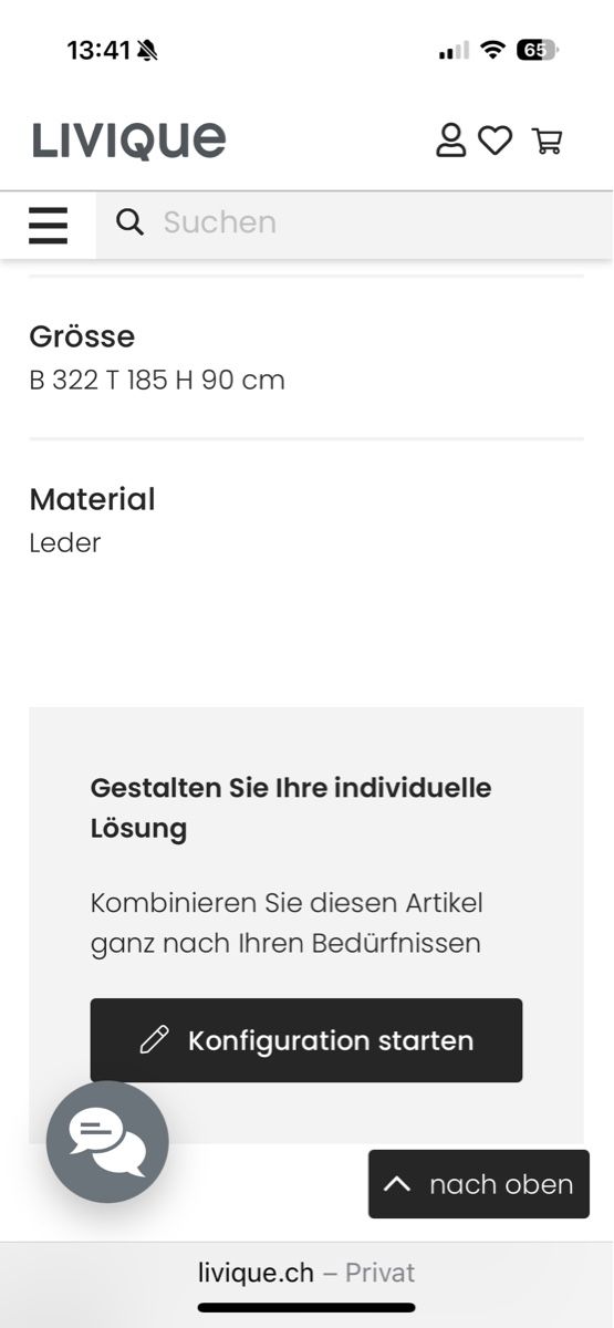 Sofas: Sofa Echtleder Ecksofa Move – D'occasion à Winterthur par tanscha 4