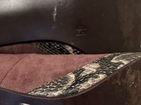 Scarpe da donna: Edle Wildleder Pumps mit Schlangenmuster, Grösse 41 – Usato da Uhwiesen venduto da mic_kd6g 4