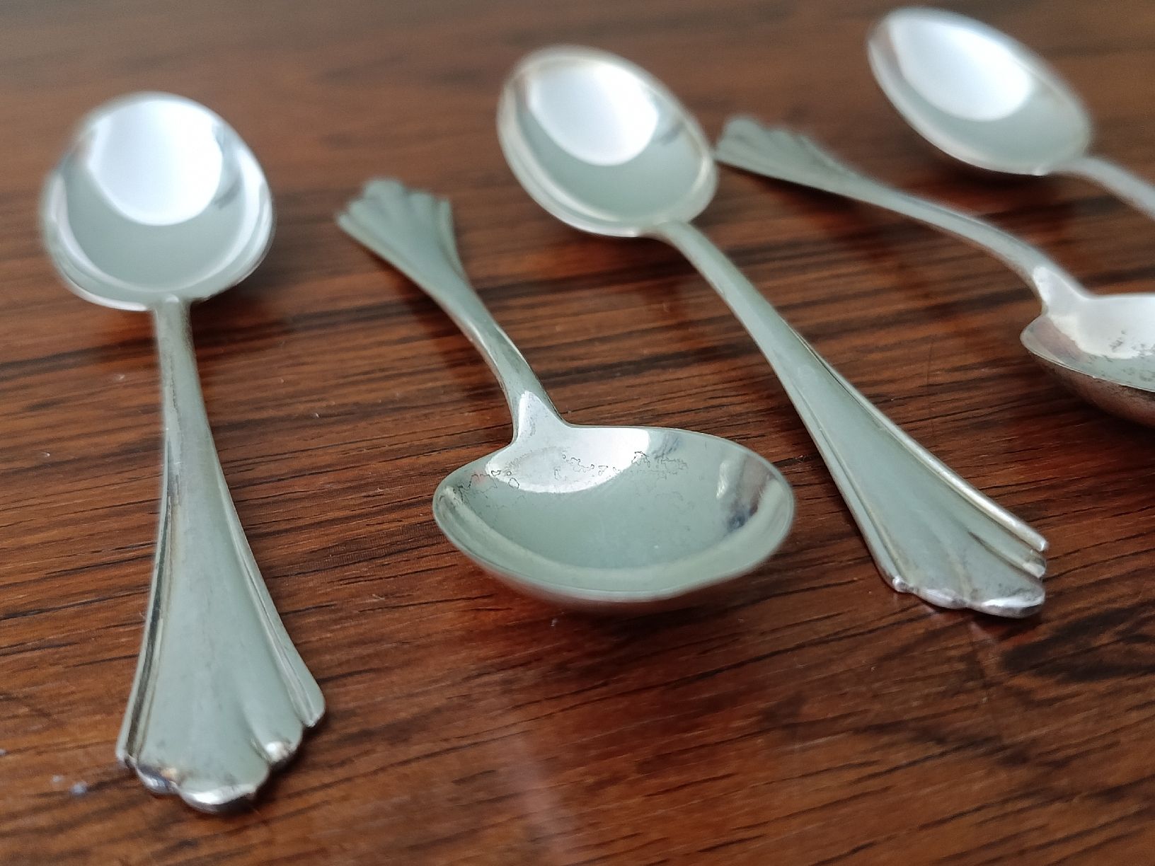 Löffel: 6 Jugendstil Löffel 925 Silber – Gebraucht aus Riehen von twentymodern 2