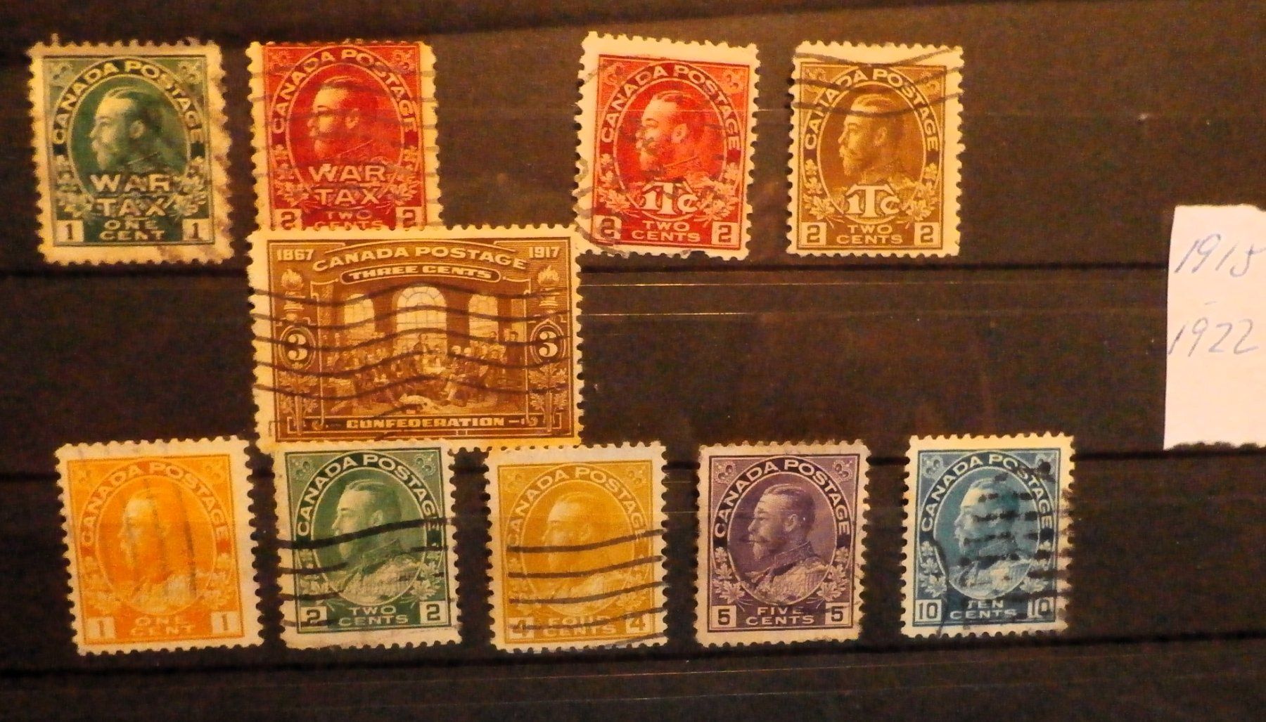 Tutti i francobolli: Kanada Kriegssteuermarken + Freimarke – Usato da Kehrsatz venduto da Bernherb2