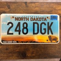 🇺🇸 U.S. Autoschild - North Dakota 248 DGK - ORIGINAL