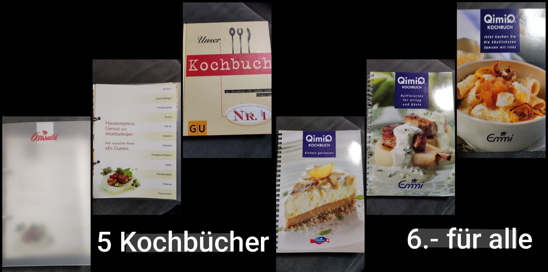 Bücher: Kochbücher Set – Gebraucht aus Othmarsingen von HBN