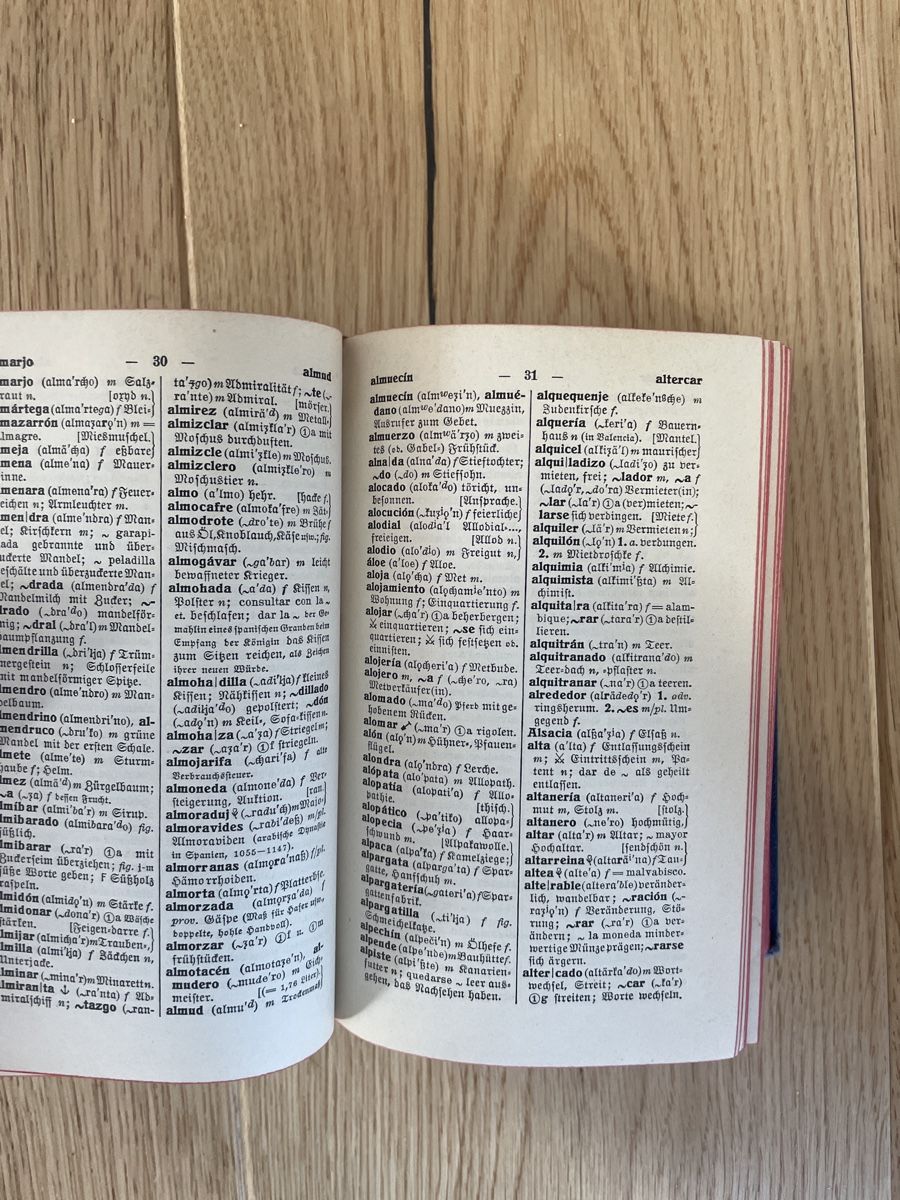 Libri: Antikes Langenscheidts Wörterbuch Deutsch-Spanisch 1927 – Usato da Winterthur venduto da cheerio97 7