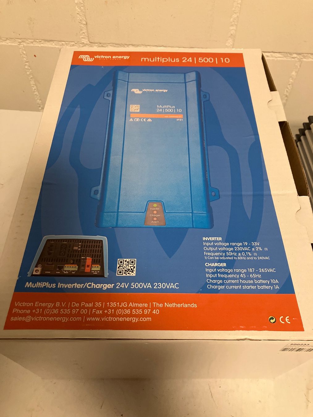 Victron Onduleurs: Victron Multiplus 24 | 500 | 10 – Neuf avec emballage d'origine à jeuss par Ginflyer