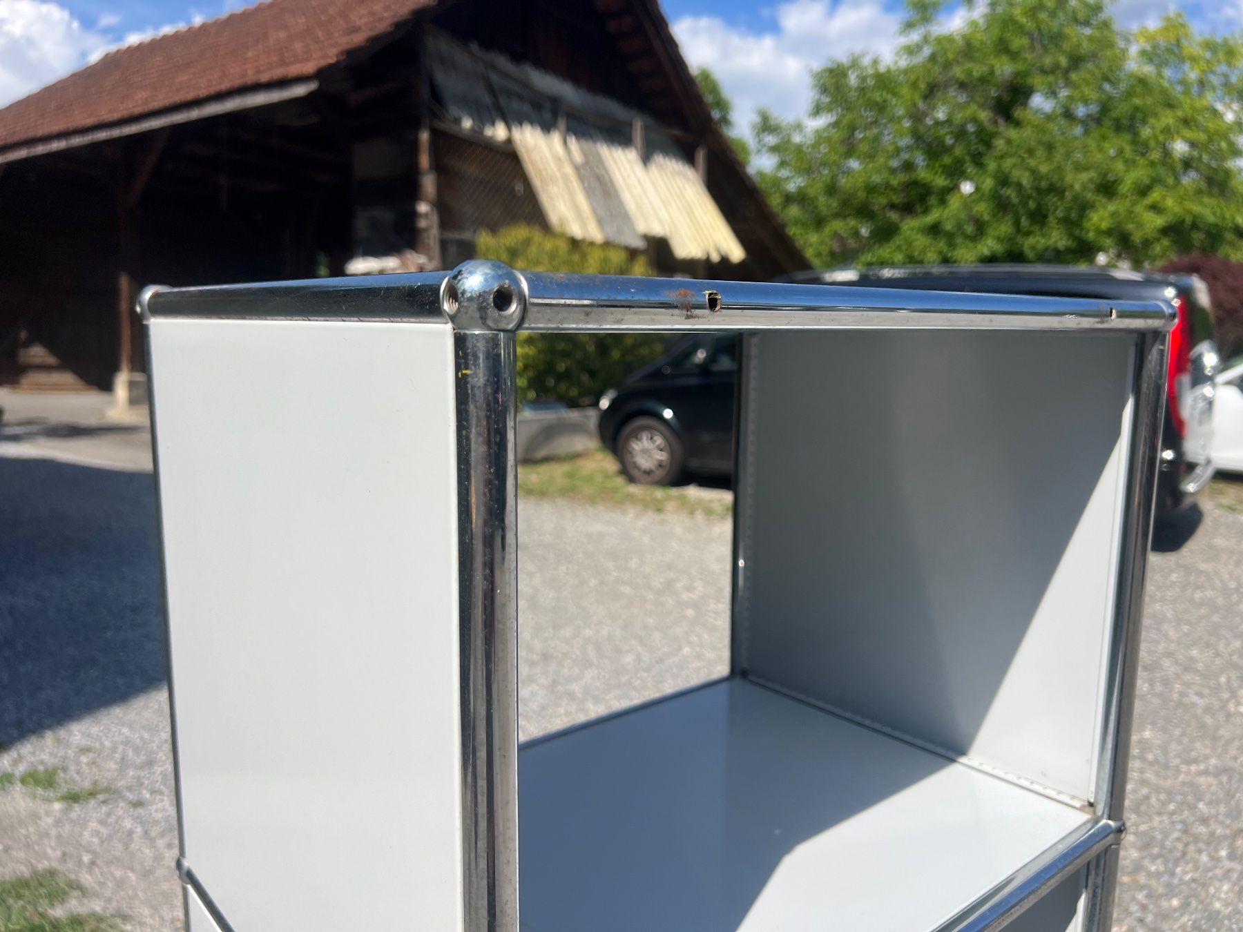 USM Scaffali: USM Haller Highboard - 4 Etagen Weiss – Usato da Otelfingen venduto da Yossi-68 4